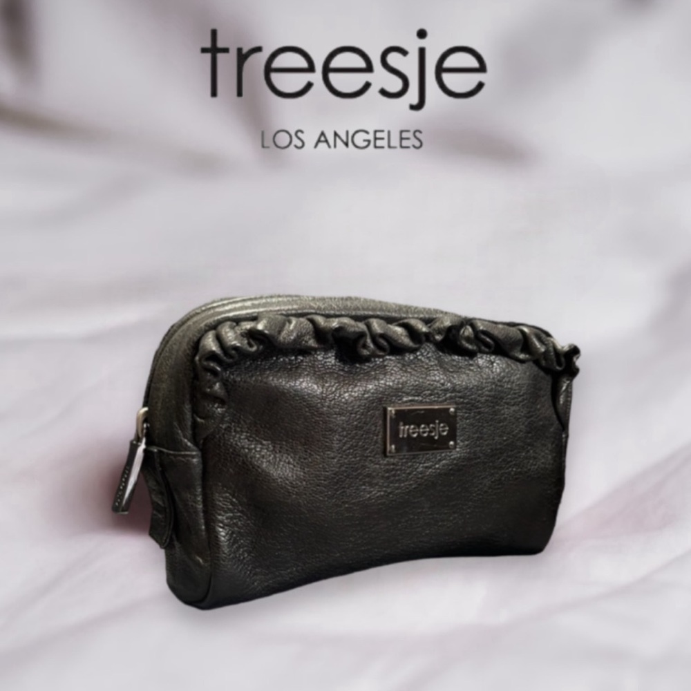 Treesje Sweet Little Goodies Zip Top Ruffle Cosmetic Bag